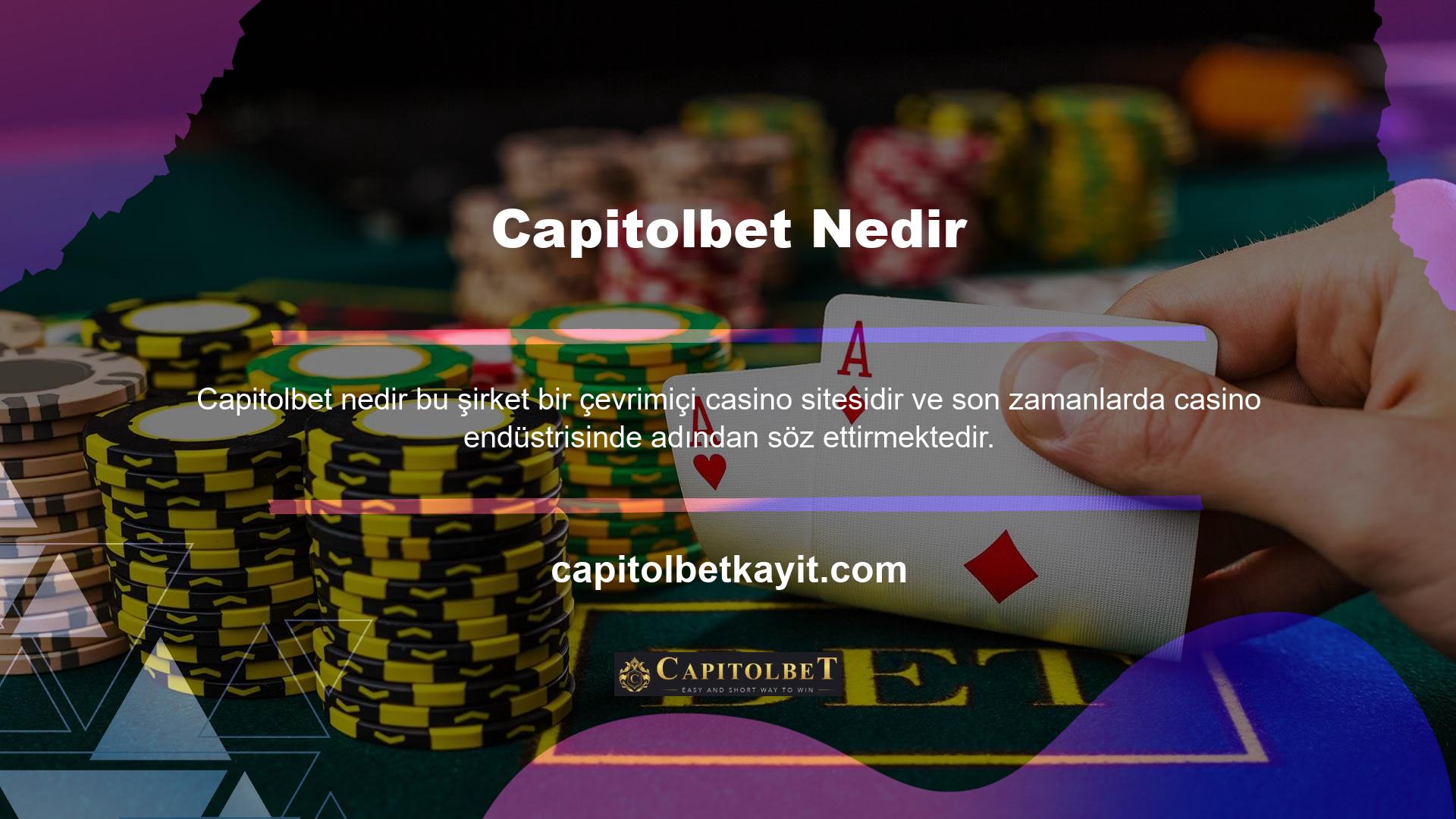 Yılların casino tecrübesine sahip bir acemi ve casino sever olan Capitolbet, genellikle yüksek oranlarda bahis oynayarak büyük kazanır