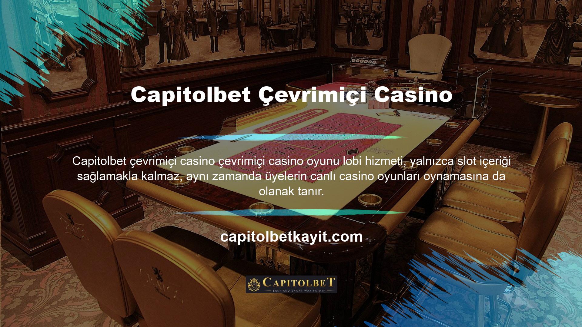 Canlı casino oyunları casinodan anında yayınlanmaktadır